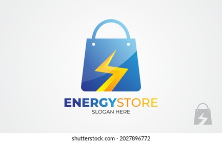 Bag and Energy Combination Logo 