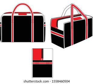 Bag Fashion Flat Editable template