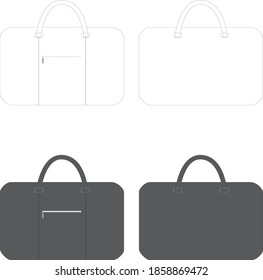 Bag Fashion Flat Vector Templates