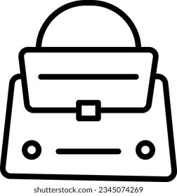 Bag Fashion Lady Outline Icon