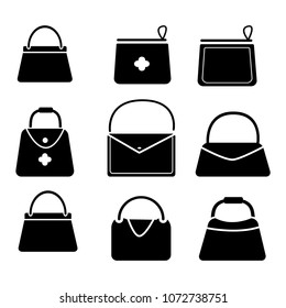 Bag fashion vector set
