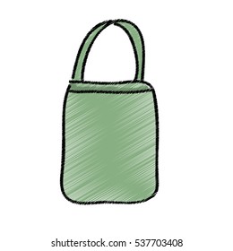 bag female drawing icon vector illustration design