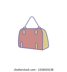Bag Filled Outline Icon