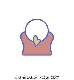 Bag Filled Outline Icon