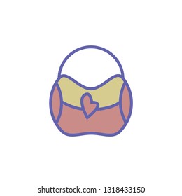 Bag Filled Outline Icon
