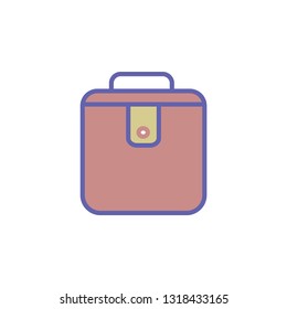 Bag Filled Outline Icon