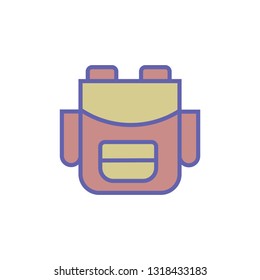 Bag Filled Outline Icon