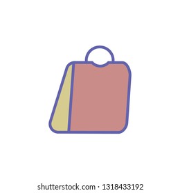 Bag Filled Outline Icon