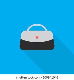 bag flat icon illustration isolated vector sign symbol 