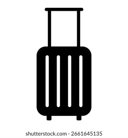 Icono plano del bolso aislado en el fondo blanco, Ilustración vectorial