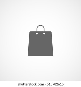 Bag Flat Icon On White Background