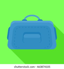 Bag flat icon. Vector design