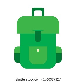 Bag flache Stil Icon Design, Reise Flughafen Reise Tourismus Reise Reise Urlaub und Ziel Thema Vektorgrafik Vektorgrafik