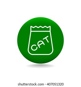 bag of food for pets icon