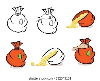 a bag full of money