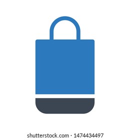 bag glyph colour vector icon