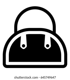 Bag Glyph Vector Icon