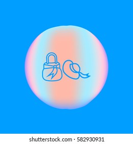 bag, hat, icon