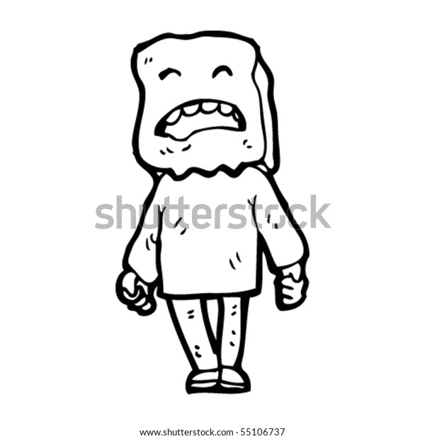 Bag Head Cartoon Stock Vector (Royalty Free) 55106737 Shutterstock