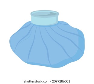 bag ice icon flat isolated