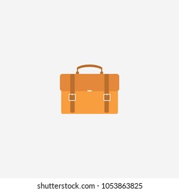 Bag icon. Accessory. Brown.