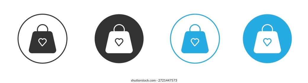 Ícone de saco para app e web design. Ilustração de elemento simples.