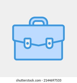 Bag icon in blue style, use for website mobile app presentation