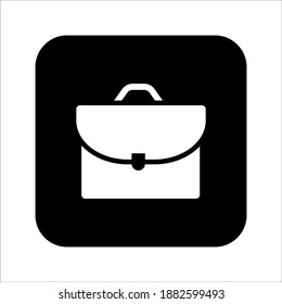 Taschensymbol. Briefkasten-Symbol, Vektorgrafik auf weißem Hintergrund. farbeditierbar
