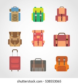 Bag Icon Design. Vector Illustration
