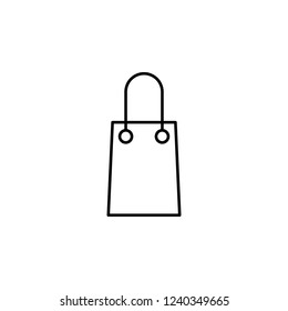 bag icon. Element of simple icon. Thin line icon for website design and development, app development. Premium icon