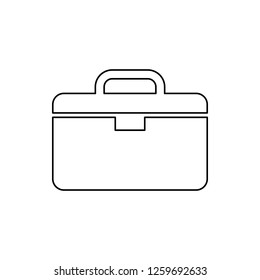 a bag icon. Element of web for mobile concept and web apps icon. Thin line icon for website design and development, app development