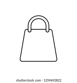 a bag icon. Element of web for mobile concept and web apps icon. Thin line icon for website design and development, app development