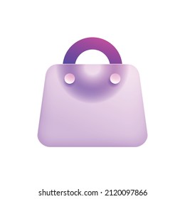 Bag icon filled gradient design