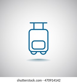  Bag icon flat.