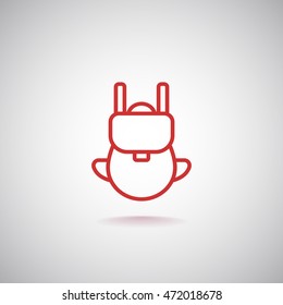  Bag icon flat.