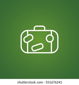  Bag icon flat