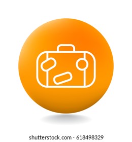  Bag icon flat