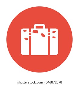 bag icon. Flat design style eps 10