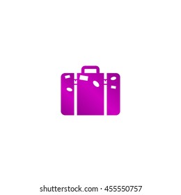 bag icon. Flat design style eps 10