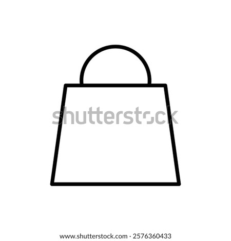 Bag Icon Flat fill set collection