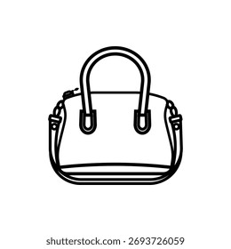 Bag icon flat style isolated. Vector