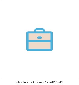 bag icon flat vector logo design trendy illustration signage symbol graphic simple