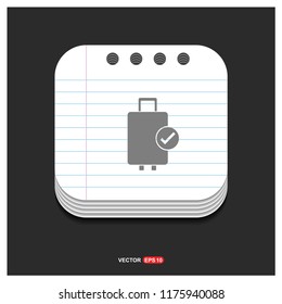 Bag icon - Free vector icon