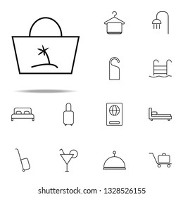 bag icon. Hotel icons universal set for web and mobile