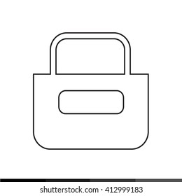 Bag Icon illustration design