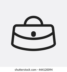 Bag icon illustration isolated vector sign symbol