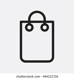 Bag icon illustration isolated vector sign symbol