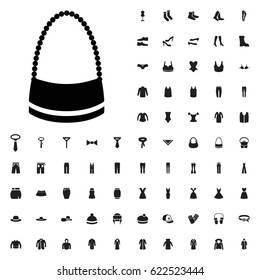 Bag icon illustration isolated vector sign symbol. clothes icons vector set. on white background