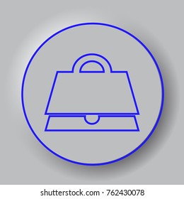 bag icon for Internet icon and application icon. Vector eps 10.