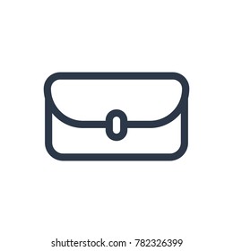 Bag icon. Isolated handbag and bag icon line style. Premium quality vector symbol drawing concept for your logo web mobile app UI design.